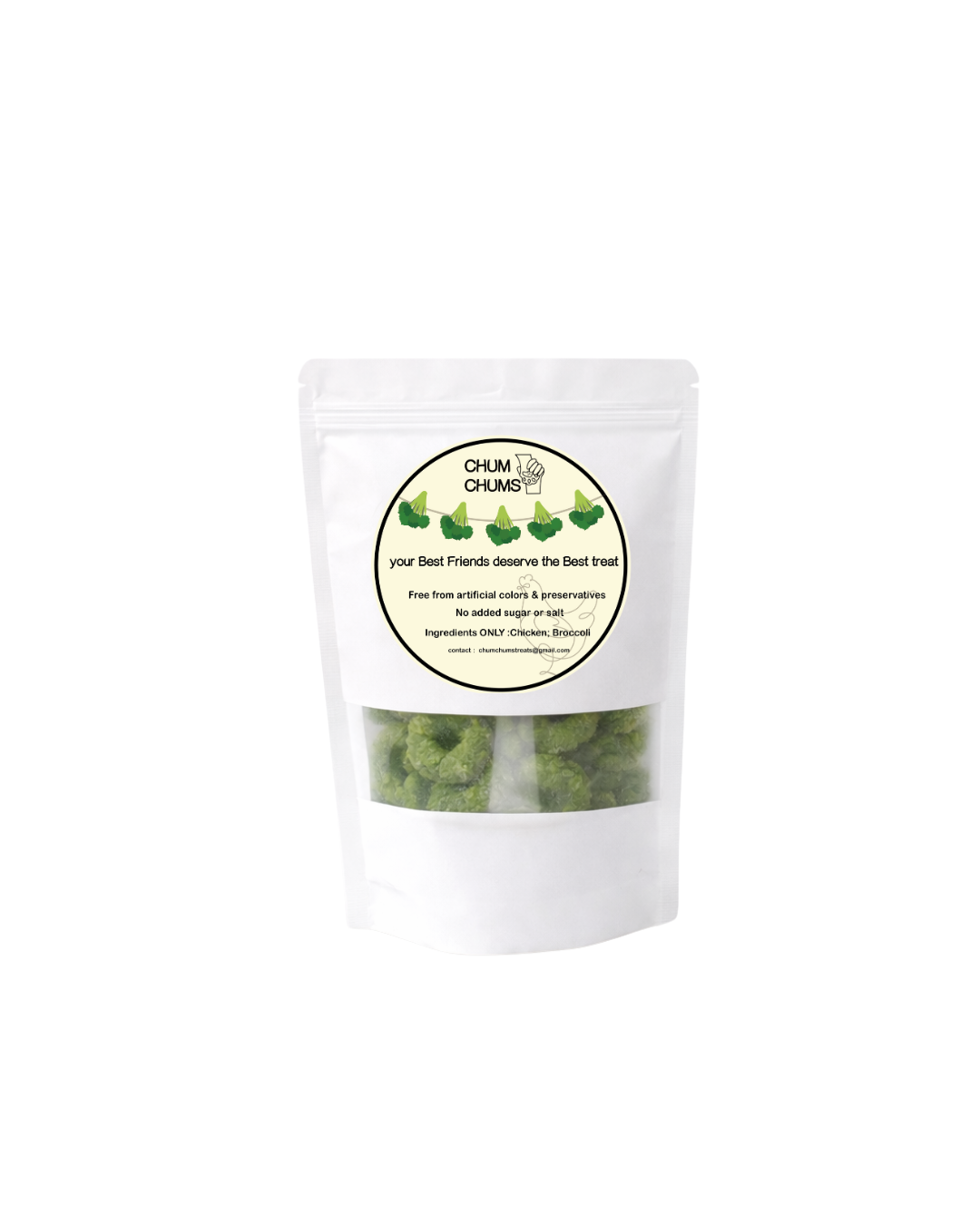 Chumchums Chicken & Broccoli Dog Treats